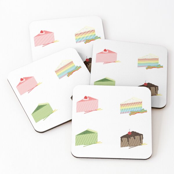 Item preview, Crepe Cake 4 Pack Stickers/Magnets designed and sold by keke's delivery co..