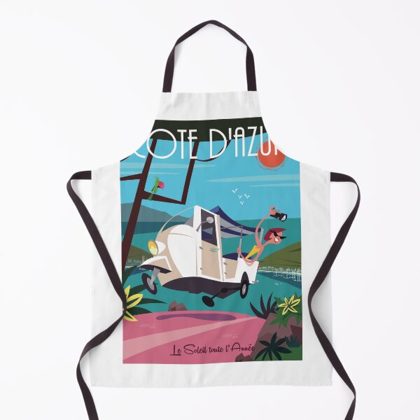 Item preview, Cote d'Azur travel poster designed and sold by GAGodel.