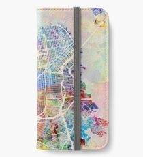 San Francisco City Street Map iPhone Wallet/Case/Skin