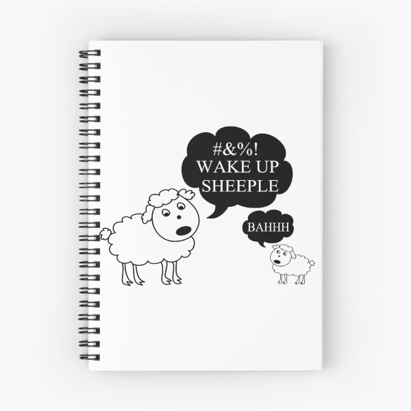 Item preview, Sheep Says Wake Up Sheeple designed and sold by FireFoxxy.