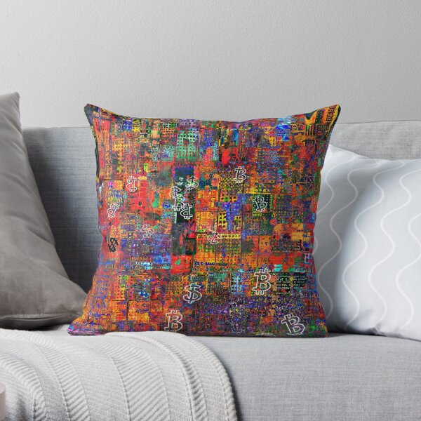 Pump and Dump III Throw Pillow