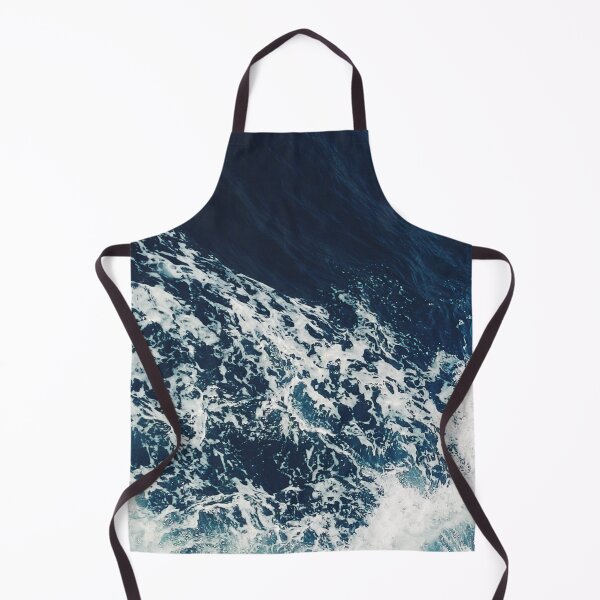Item preview, dark rough blue ocean waves designed and sold by The Red Shop.