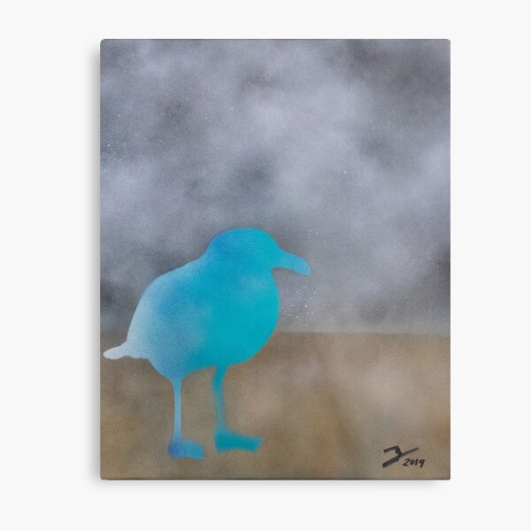 Chill like a seagull Metal Print