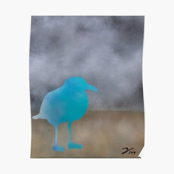 Chill like a seagull Poster