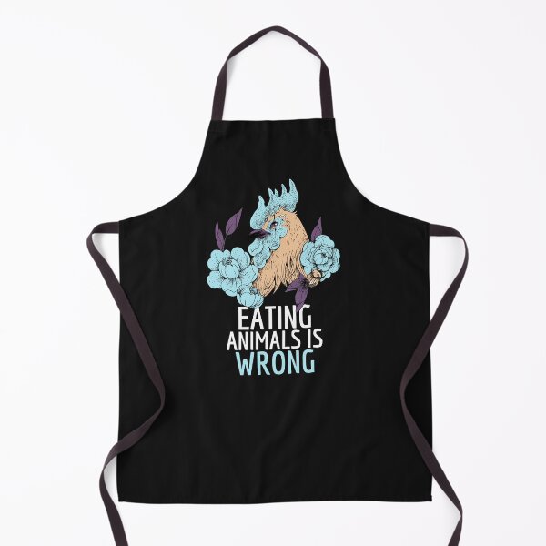 Item preview, Eating Animals Is Wrong designed and sold by curledup-cat.