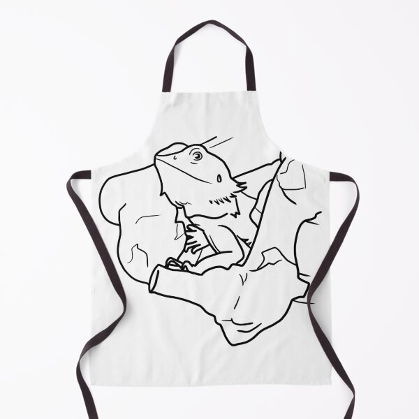 Item preview, Bearded Dragon Behind Branches designed and sold by PrileyRileyArt.