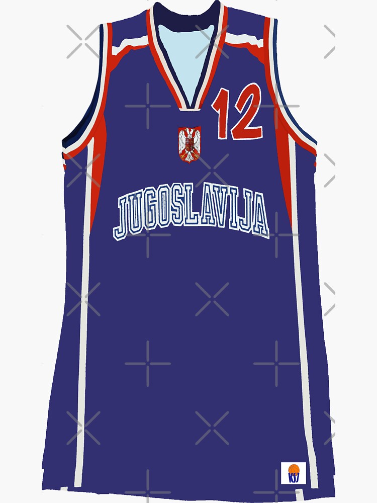 Yugoslavia clearance basketball jersey