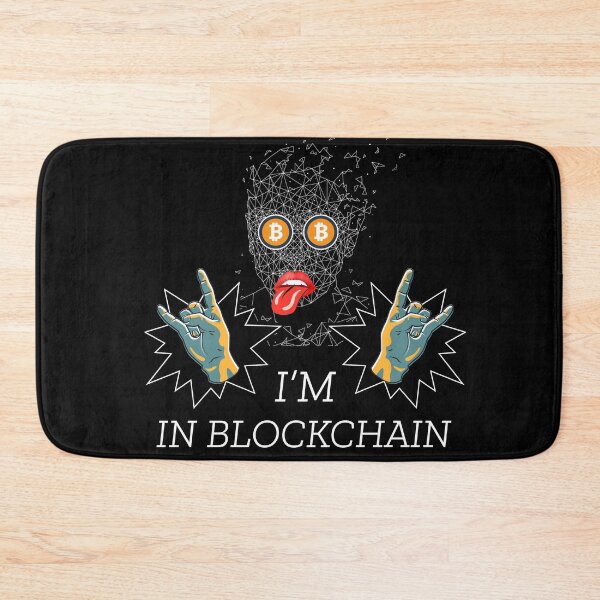 Item preview, Design Digital Man with Hands and Blockchain Cryptocurrency BitCoin Crypto BTC Gift designed and sold by ArtProStudio.