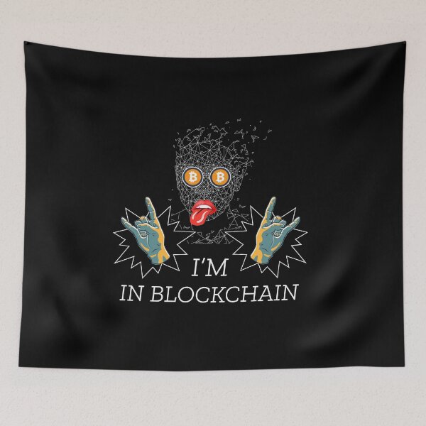 Item preview, Design Digital Man with Hands and Blockchain Cryptocurrency BitCoin Crypto BTC Gift designed and sold by ArtProStudio.