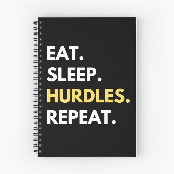Item preview, Eat sleep hurdles repeat designed and sold by Flow-Store.