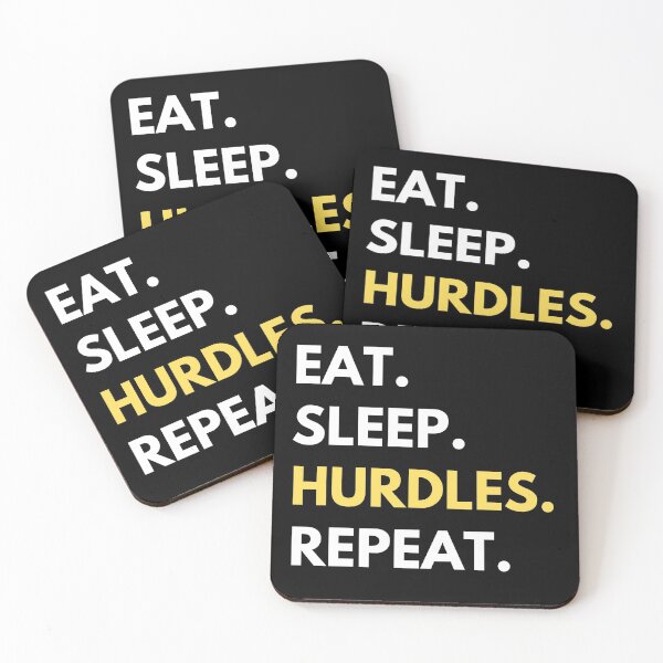 Item preview, Eat sleep hurdles repeat designed and sold by Flow-Store.