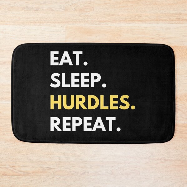 Item preview, Eat sleep hurdles repeat designed and sold by Flow-Store.