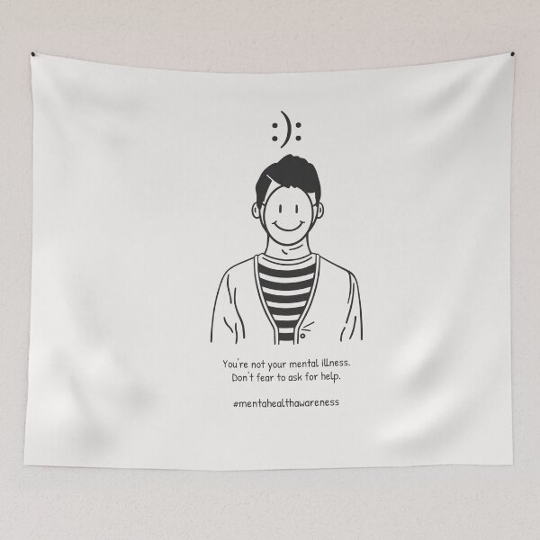 Item preview, You're not your mental illness designed and sold by SbitarLemhabel.