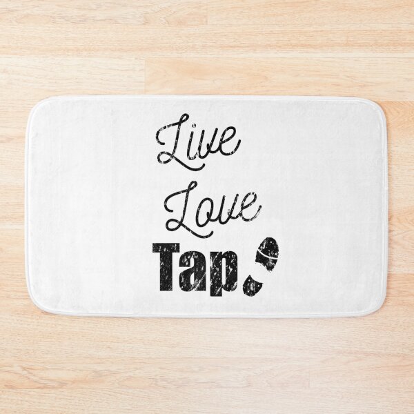 Item preview, Live Love Tap and tap shoe tap Dance design on white, The best fun gift for any dancer! tap dance art, #tapdanceart, tap fam designed and sold by TAP-DANCE-ART.