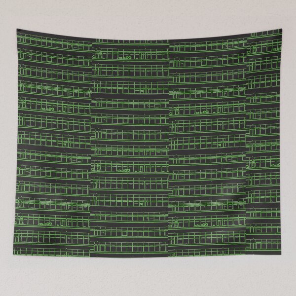 Item preview, Green Architectural Abstraction  designed and sold by Elinacon.