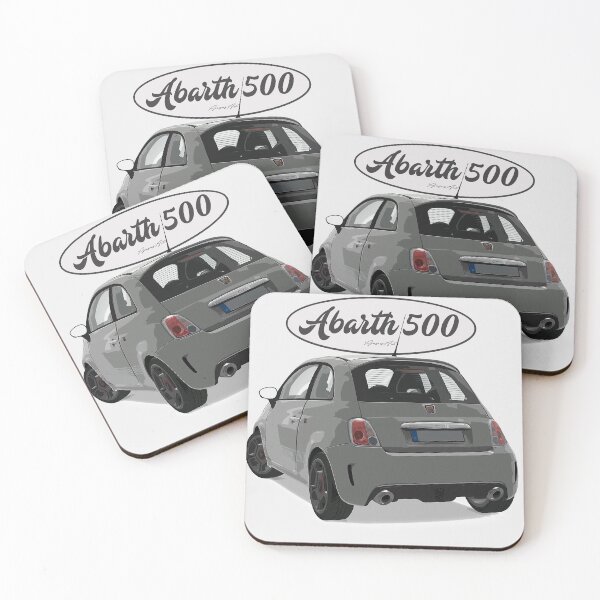 Item preview, ABARTH 500 Grey White Back designed and sold by pjesusartrb.