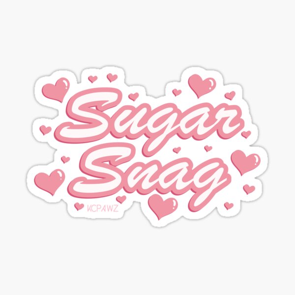 Sugar Snag - Pink Sticker