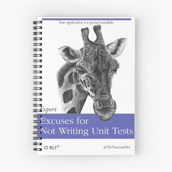 Item preview, Excuses for Not Writing Unit Tests designed and sold by moondry.