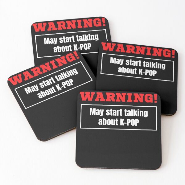 Item preview, Warning May Start Talking About K-Pop designed and sold by TeePartyHost.