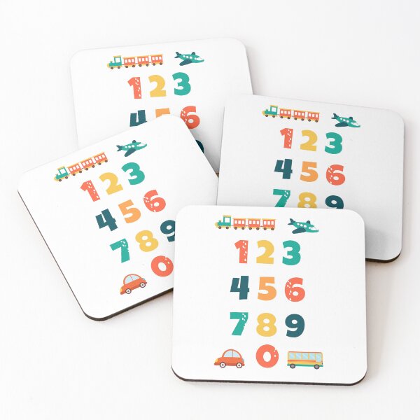 Item preview, Kids Colourful 1234 Numbers Chart designed and sold by DreaK.