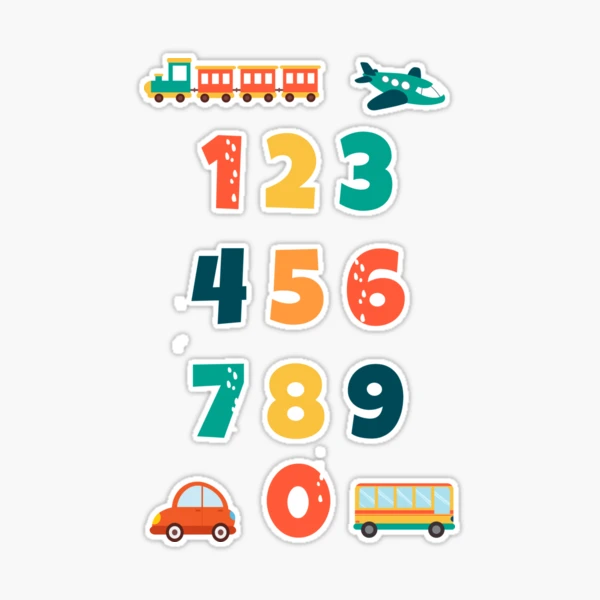 NUMBERS FOR KIDS, NUMBERS FOR KIDS Sticker by almichelandrea