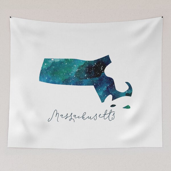 Item preview, Massachusetts Galaxy Watercolor Painting designed and sold by KathrinLegg.