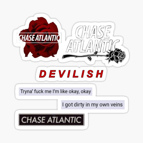 Chase Atlantic Song Stickers for Sale