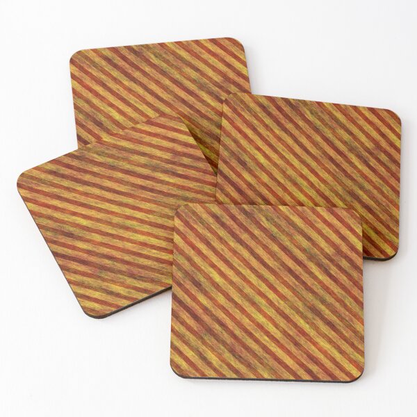 Item preview, Yellow and Red Grunge Hazard Stripes  designed and sold by Sybille-Yates.
