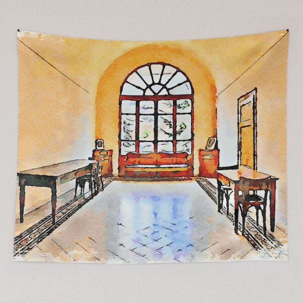 Item preview, Istituto Emiliani: corridor with large window designed and sold by Giuseppe Cocco.