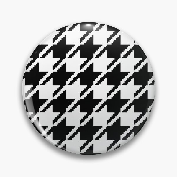 Item preview, Large Puppytooth Pattern (black and white houndstooth) designed and sold by Design Minds Boutique.