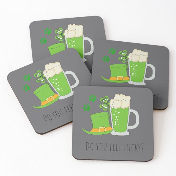 Item preview, Do You Feel Lucky designed and sold by SportyDogShop.
