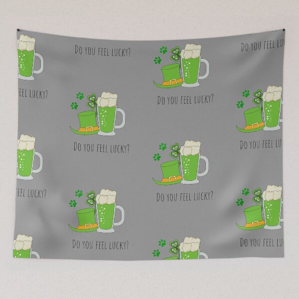 Item preview, Do You Feel Lucky designed and sold by SportyDogShop.