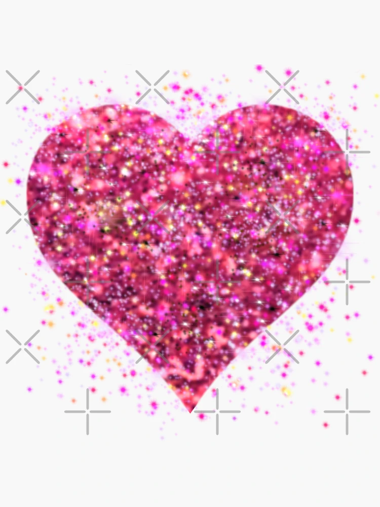 500 pièces Autocollants en forme de cœur de la Saint-Valentin Rouleau  Glitter Décorations de cœur Autocollants Autocollants autocollants Love  Roll