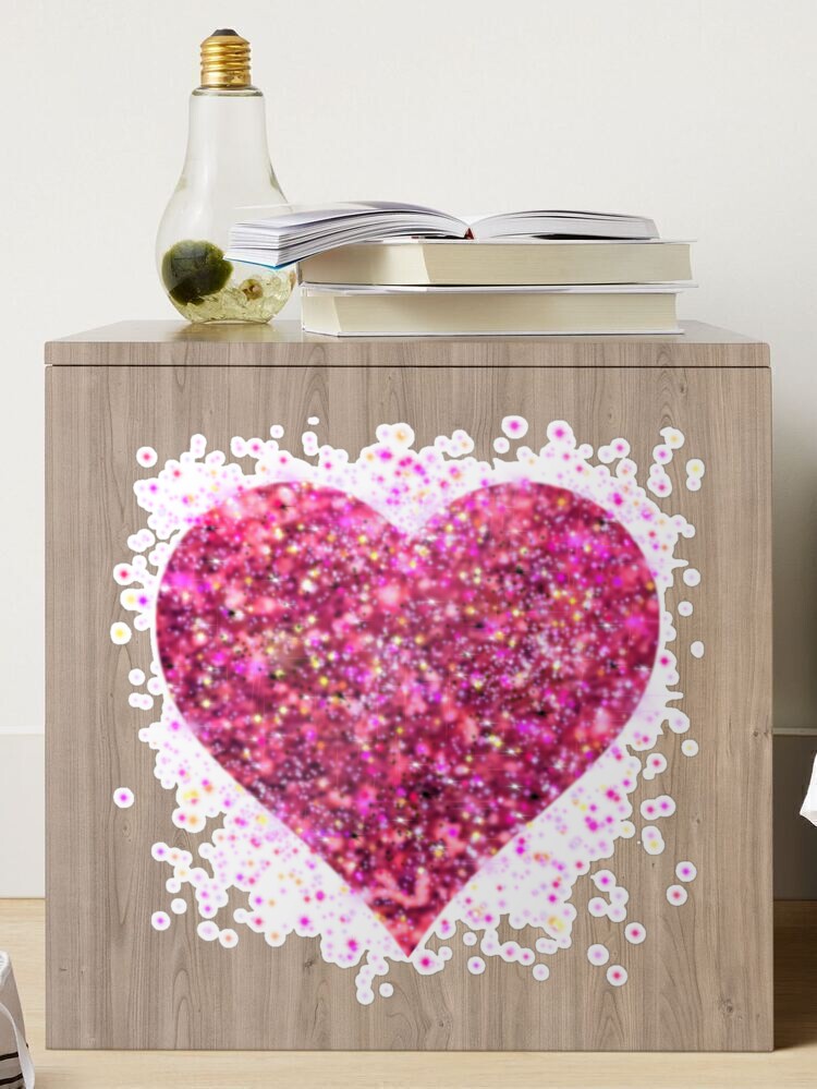 Gaiseeis Valentine's Day Glitter Heart Stickers,Heart Stickers