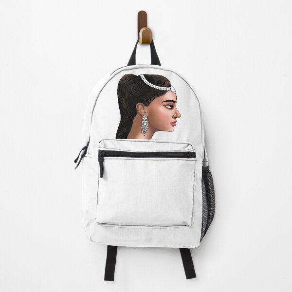 Item preview, stylized face in profile of an indian woman designed and sold by nataliavavilina.