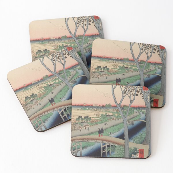 Item preview, Koume Embankment Vintage Ukiyo-e Japanese Art designed and sold by VintageArchive.