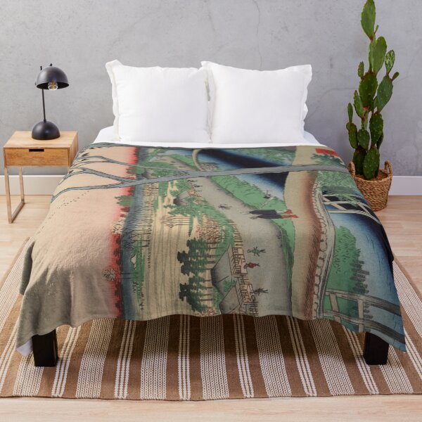 Item preview, Koume Embankment Vintage Ukiyo-e Japanese Art designed and sold by VintageArchive.