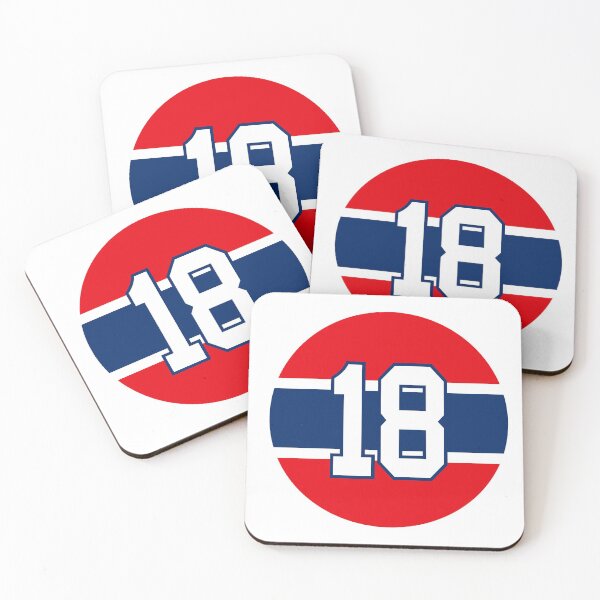 Item preview, Serge Savard Number 18 Jersey Montreal Canadiens Inspired designed and sold by sportsnumbers.