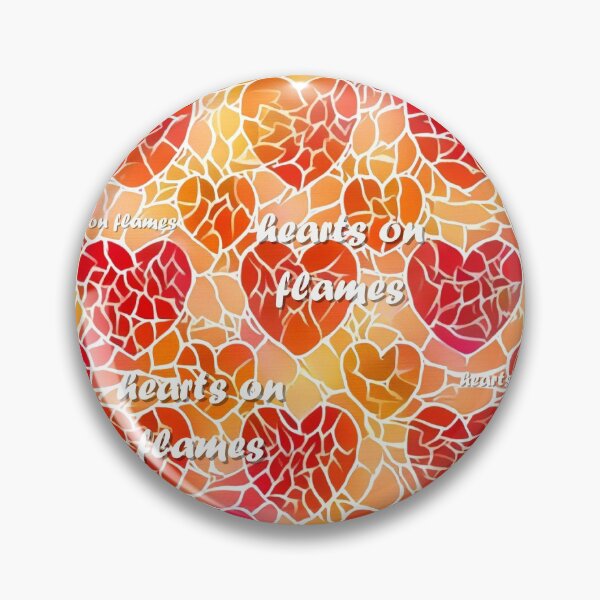 Artikelvorschau, Herzen auf Flammen Design - Valentinstag entworfen und verkauft von Bloomivio.