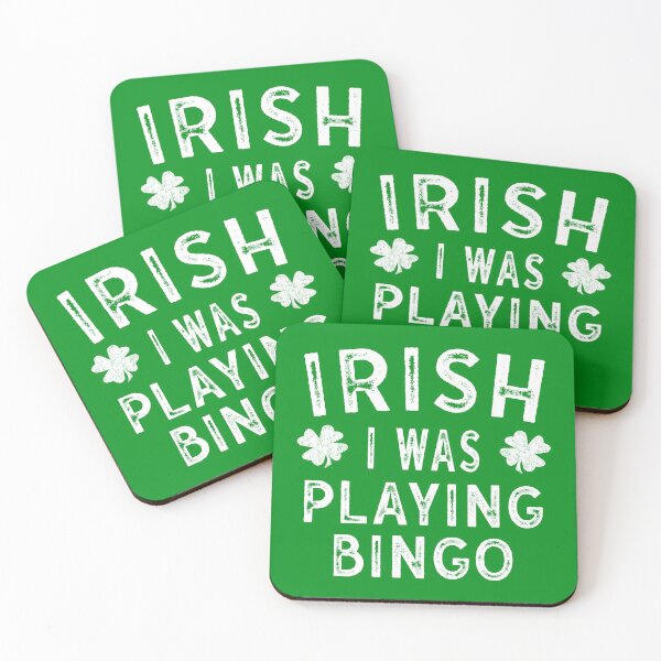 Item preview, Saint Patricks Day Gift Irish I was Playing Bingo designed and sold by MAXXEXCHANGE.