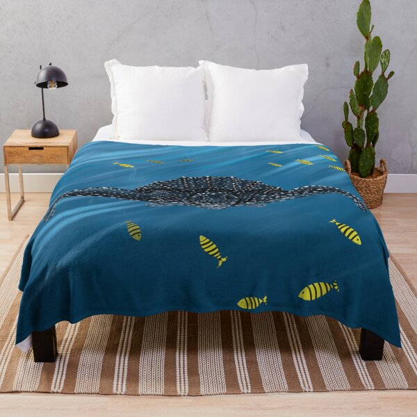 Item preview, Leatherback turtle swimming with fishes designed and sold by Brushes with Nature.
