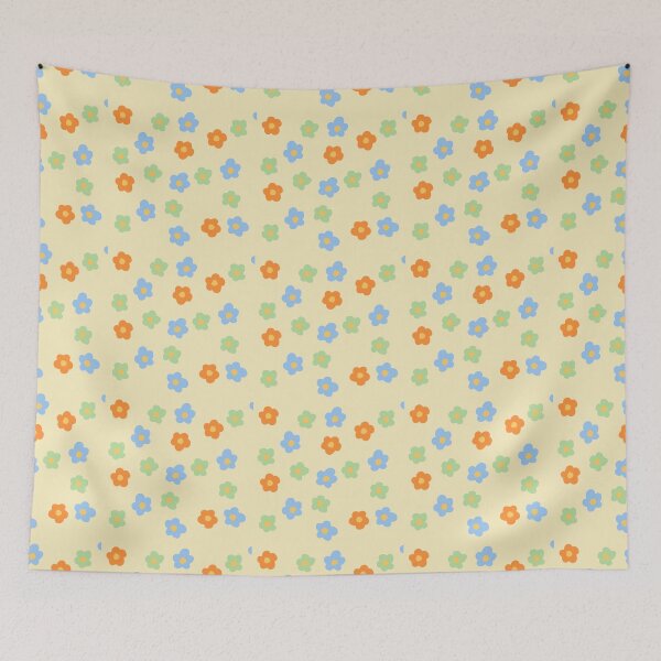 Item preview, Flowers on pale yellow designed and sold by Ninaeva.