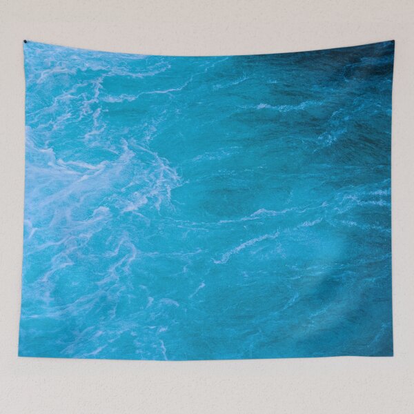 Item preview, light blue ocean water waves designed and sold by The Red Shop.