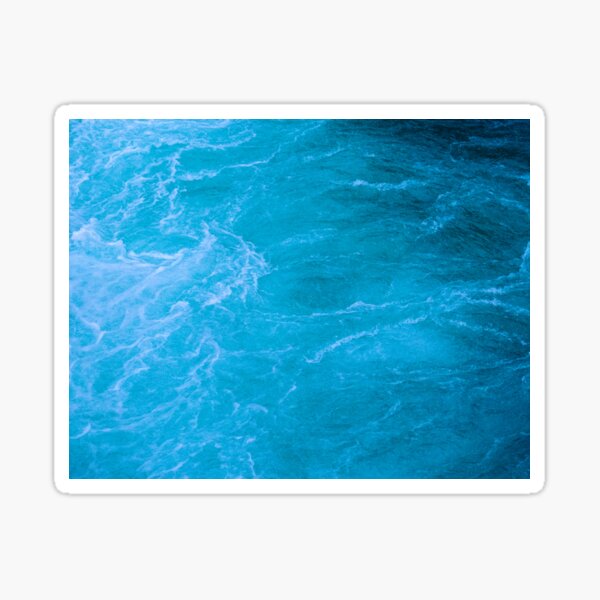 Item preview, light blue ocean water waves designed and sold by The Red Shop.