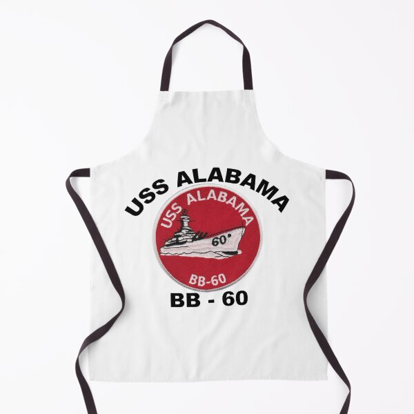 Item preview, USS Alabama (BB-60) Crest designed and sold by Nikki SpaceStuffPlus.