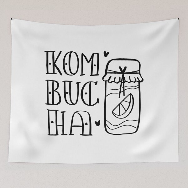 Item preview, Healthy Homemade Kombucha in a Jar designed and sold by DesignByJK.