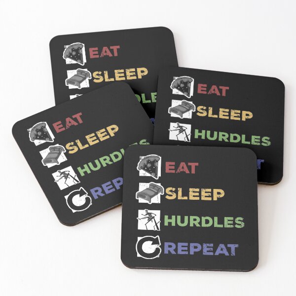 Item preview, eat sleep hurdles repeat designed and sold by noahs-shop.
