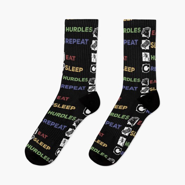Item preview, eat sleep hurdles repeat designed and sold by noahs-shop.