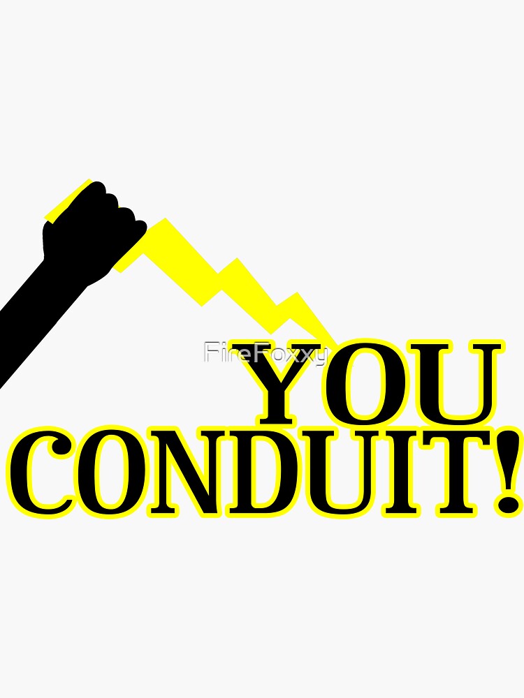 Thumbnail 3 of 3, Sticker, You Conduit designed and sold by FireFoxxy.