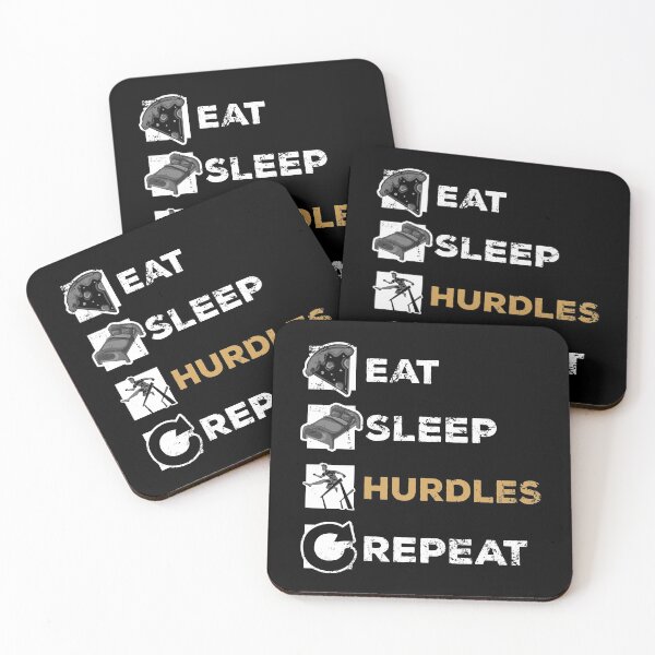 Item preview, eat sleep hurdles repeat designed and sold by noahs-shop.